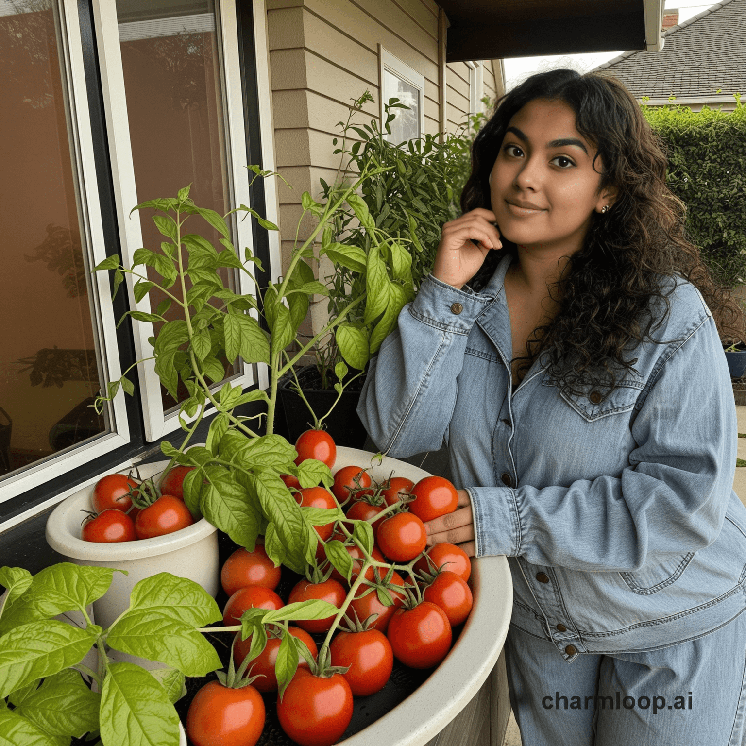 Photo of 29 years old south asian woman, curvy build, average height, thick long…